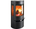 Cheminée Aduro 9 acier noir avec tiroir 6 kW