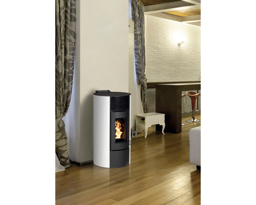 Poêle à pellets Paola 9 acier blanc 8,9 kW